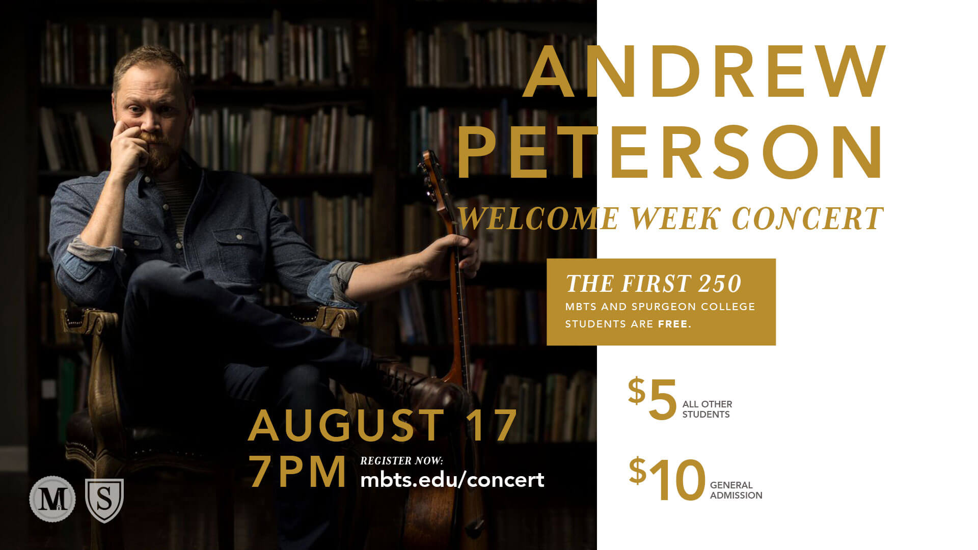 Week Concert with Andrew Peterson Midwestern Baptist