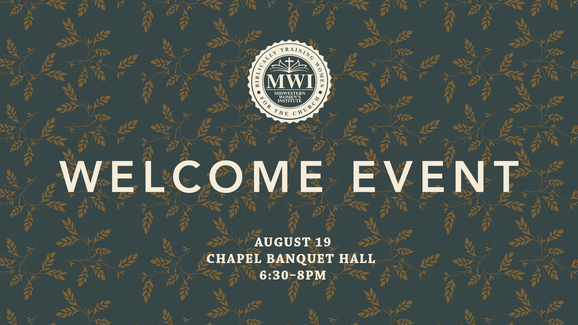 MWI Women's Welcome Event