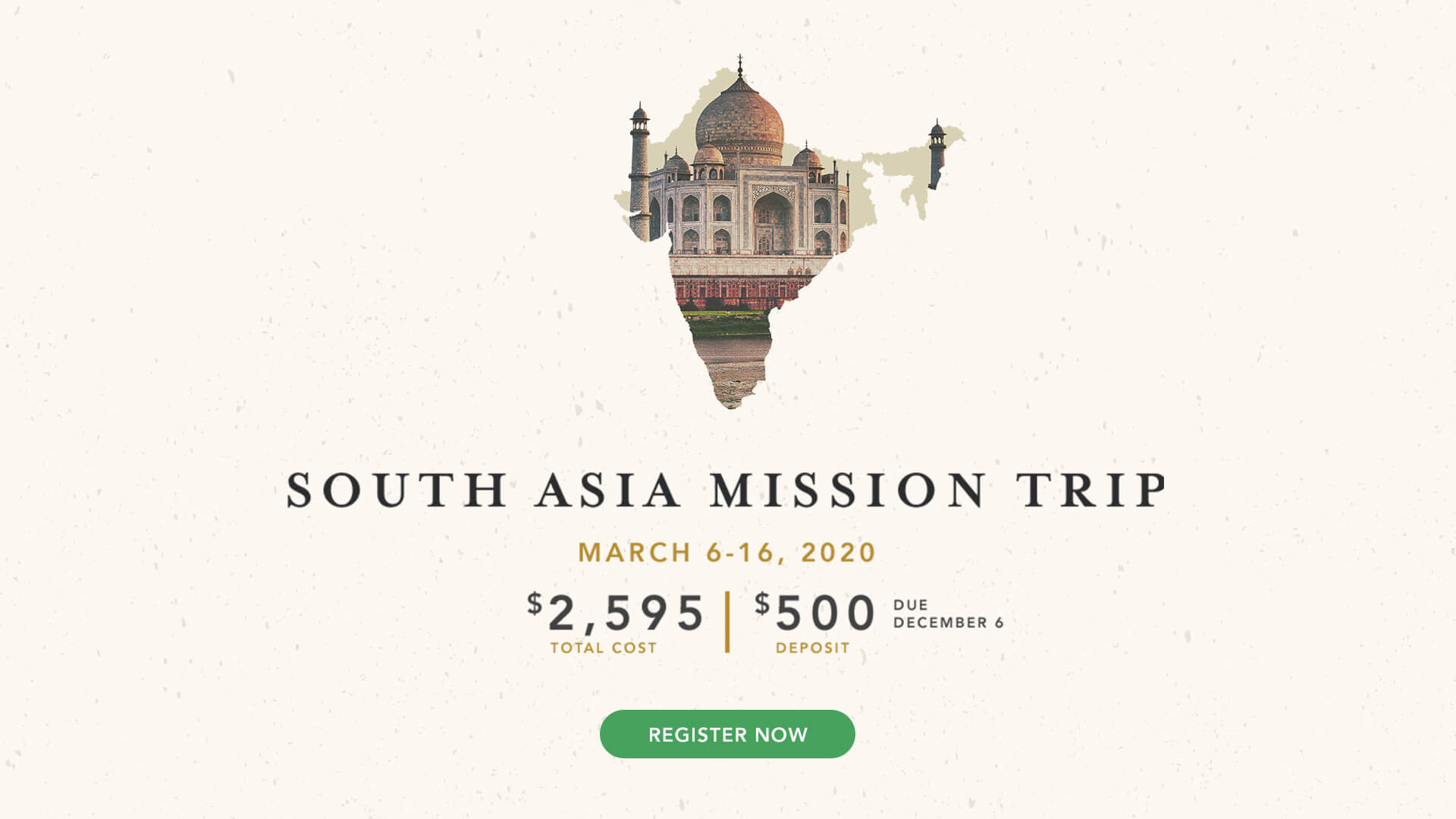 South Asia Mission Trip